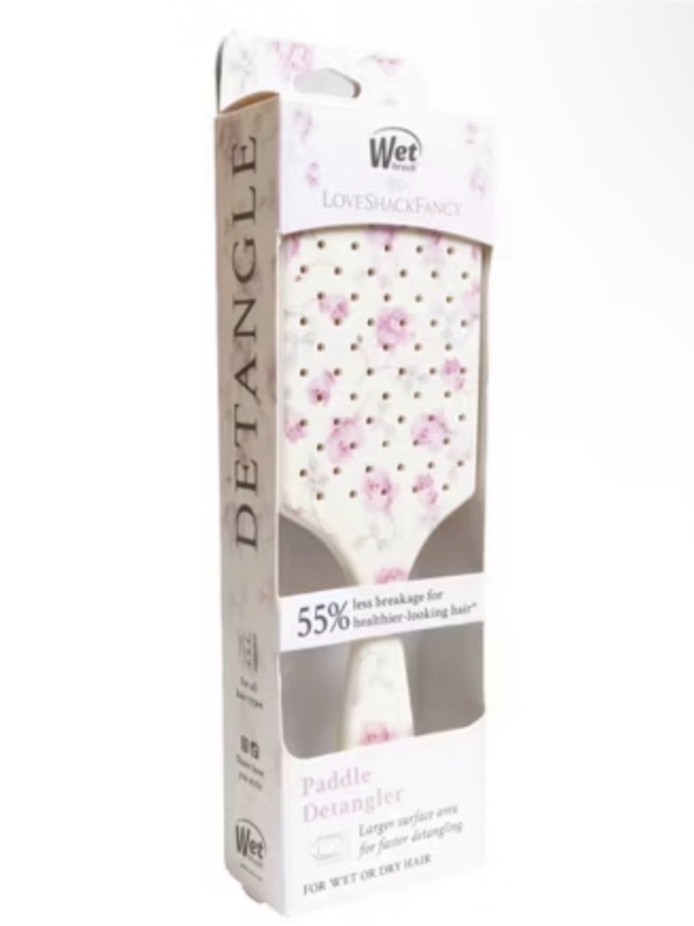 LoveShackFancy x Wet Floral Paddle Detangler